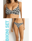 Sea Level Sea Level Costa Cross Front Bra Top & Sporty Mid Pant - Black Sea Level Costa Cross Front Bra Top & Sporty Mid Pant - Black Splash Swimwear Bikini Set AU10/US6