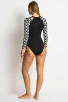 Sea Level Sea Level Costa Long Sleeve Surf Suit - Black Sea Level Costa Long Sleeve Surf Suit - Black Splash Swimwear Surfsuits