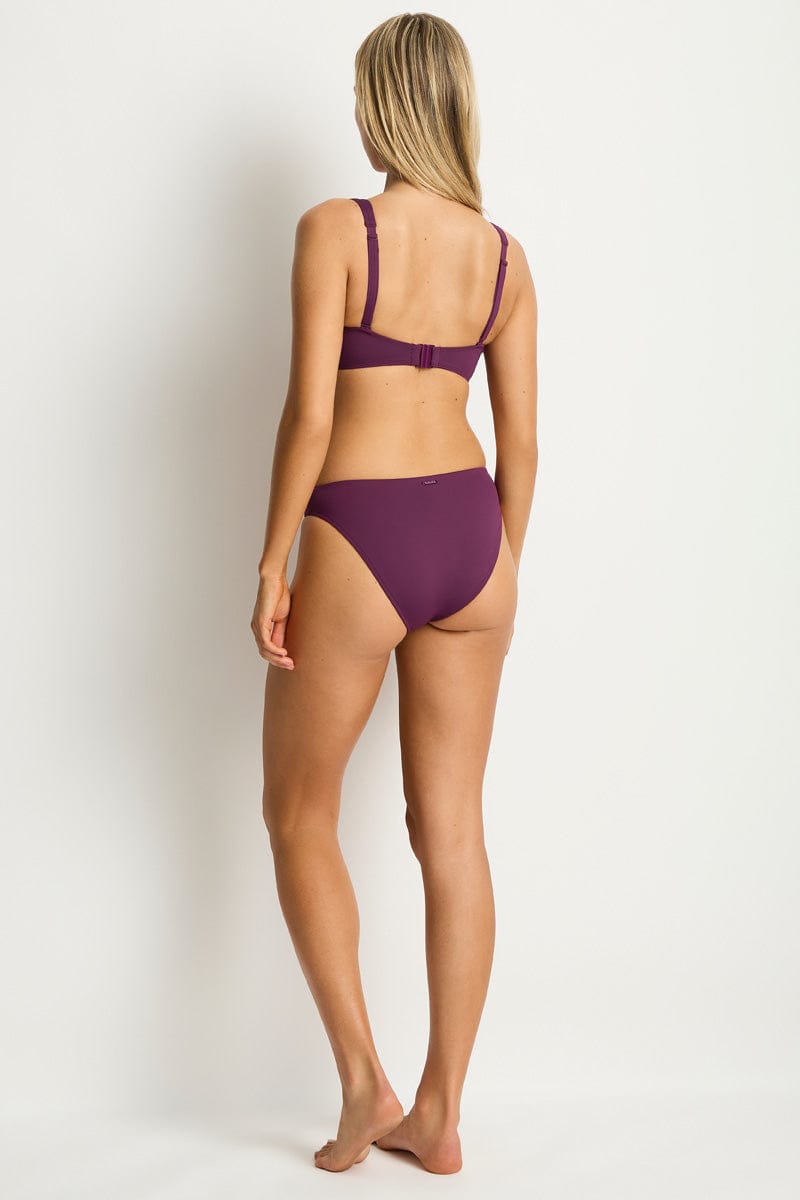 Sea Level Sea Level Eco Essentials Claret Essentials Edit Cross Front Multifit Bra Sea Level Eco Essentials Claret Essentials Edit Cross Front Multifit Bra Splash Swimwear Bikini Tops