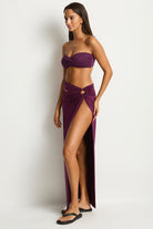 Sea Level Sea Level Eco Essentials Claret Essentials Edit Multi Wear Skirt Sea Level Eco Essentials Claret Essentials Edit Multi Wear Skirt Splash Swimwear Skirt