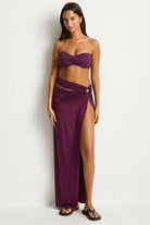 Sea Level Sea Level Eco Essentials Claret Essentials Edit Multi Wear Skirt Sea Level Eco Essentials Claret Essentials Edit Multi Wear Skirt Splash Swimwear Skirt