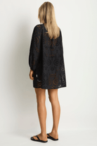 Sea Level Sea Level Ibiza Boho Short Dress - Black Sea Level Ibiza Boho Short Dress - Black Splash Swimwear