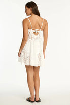 Sea Level Sea Level Ibiza Tie Back Short Sundress - White Sea Level Ibiza Tie Back Short Sundress - White Splash Swimwear Dresses