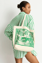 Sea Level Sea Level Jungle Beach Tote Bag - Kelly Green SL8174AC Sea Level Jungle Beach Tote Bag - Kelly Green Splash Swimwear OS
