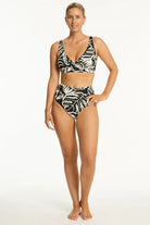 Sea Level Sea Level Jungle Book Cross Front Multifit Bra Top Sea Level Jungle Book Cross Front Multifit Bra Top Splash Swimwear