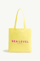Sea Level Sea Level Logo Cotton Beach Tote Sea Level Logo Cotton Beach Tote Splash Swimwear