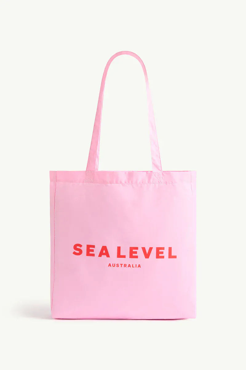Sea Level Sea Level Logo Cotton Beach Tote Sea Level Logo Cotton Beach Tote Splash Swimwear
