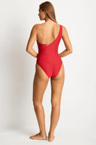 Sea Level Sea Level Luminara One Shoullder One Piece - Ruby Sea Level Luminara One Shoullder One Piece - Ruby Splash Swimwear