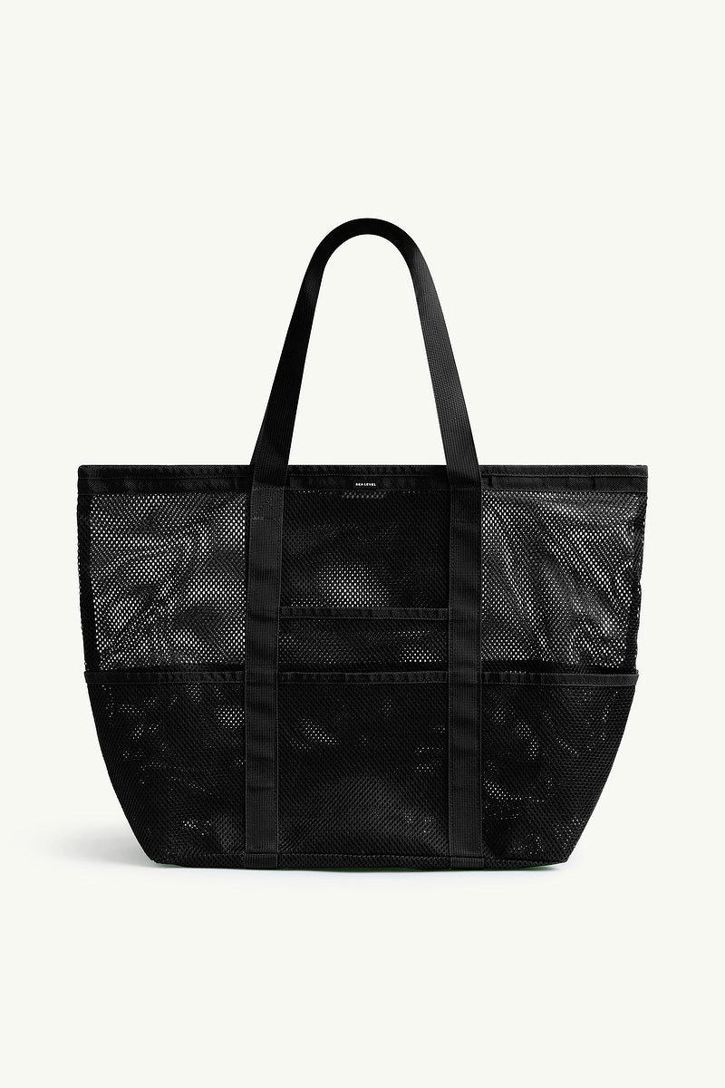 Sea Level Sea Level Mesh Tote Bag - Black SL8173AC Sea Level Mesh Tote Bag - Black Splash Swimwear OS