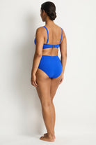 Sea Level Sea Level Messina Panelled High Waist Pant - Cobalt Sea Level Messina Panelled High Waist Pant - Cobalt Splash Swimwear Bikini Bottoms