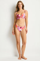 Sea Level Sea Level Neon Wave Sporty Mid Pant Sea Level Neon Wave Sporty Mid Pant Splash Swimwear Bikini Bottoms