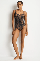 Sea Level Sea Level Savanna Twist Front Multifit One Piece  - Chocolate Sea Level Savanna Twist Front Multifit One Piece  - Chocolate Splash Swimwear