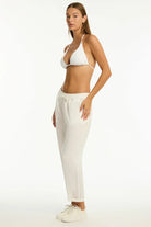 Sea Level Sea Level Shore Linen Beachcomber Pant - White Sea Level Shore Linen Beachcomber Pant - White Splash Swimwear Pants