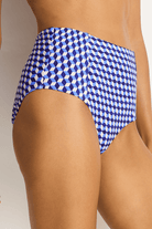 Sea Level Sea Level Solara Panelled High Waist Pant - Blue Sea Level Solara Panelled High Waist Pant - Blue Splash Swimwear