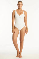 Sea Level Sea Level Spinnaker Cross Front Multifit One Piece Sea Level Spinnaker Cross Front Multifit One Piece Splash Swimwear One Pieces