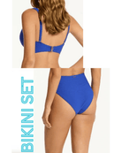 Sea Level Sea Level Spinnaker Cross Front Multifit Top & Retro High Waist Pant Sea Level Spinnaker Cross Front Multifit Top & Retro High Waist Pant Splash Swimwear Bikini Set AU10/US6 / Cobalt Blue