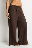 Sea Level Sea Level Sunset Beach Pant - Espresso Sea Level Sunset Beach Pant - Espresso Splash Swimwear Pants