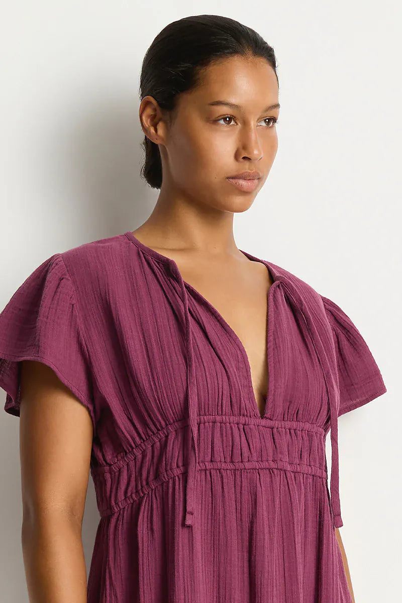 Sea Level Sea Level Sunset Maxi Day Dress - Merlot Sea Level Sunset Maxi Day Dress - Merlot Splash Swimwear Dress