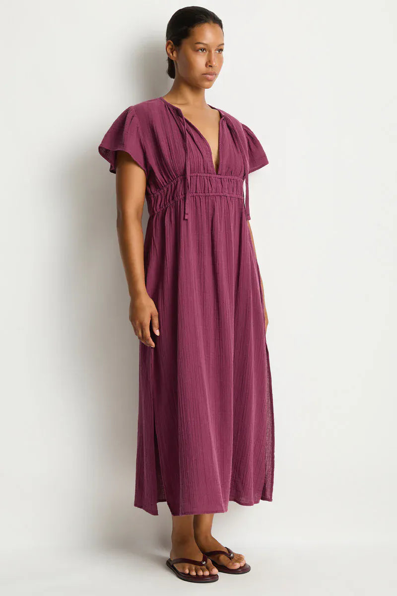 Sea Level Sea Level Sunset Maxi Day Dress - Merlot Sea Level Sunset Maxi Day Dress - Merlot Splash Swimwear Dress