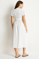 Sea Level Sea Level Sunset Maxi Day Dress - White Sea Level Sunset Maxi Day Dress - White Splash Swimwear Dress