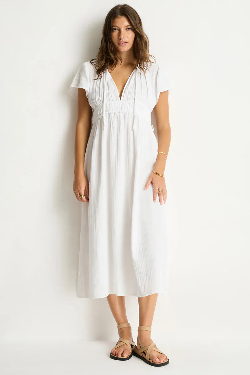Sea Level Sea Level Sunset Maxi Day Dress - White SL9150SS Sea Level Sunset Maxi Day Dress - White Splash Swimwear Dress White / XS 9347760729767