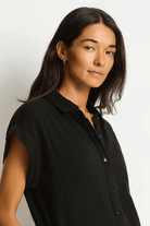 Sea Level Sea Level Sunset Playsuit - Black Sea Level Sunset Playsuit - Black Splash Swimwear Shirts