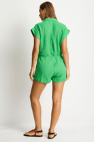 Sea Level Sea Level Sunset Playsuit - Kelly Green Sea Level Sunset Playsuit - Kelly Green Splash Swimwear Shirts