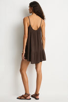 Sea Level Sea Level Sunset Short Sundress - Espresso Sea Level Sunset Short Sundress - Espresso Splash Swimwear Dresses