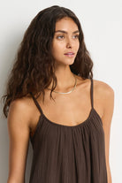 Sea Level Sea Level Sunset Short Sundress - Espresso Sea Level Sunset Short Sundress - Espresso Splash Swimwear Dresses