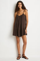 Sea Level Sea Level Sunset Short Sundress - Espresso Sea Level Sunset Short Sundress - Espresso Splash Swimwear Dresses