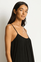 Sea Level Sea Level Sunset Tie Back Sundress - Black Sea Level Sunset Tie Back Sundress - Black Splash Swimwear