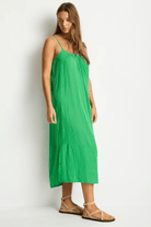 Sea Level Sea Level Sunset Tie Back Sundress  - Kelly Green Sea Level Sunset Tie Back Sundress  - Kelly Green Splash Swimwear