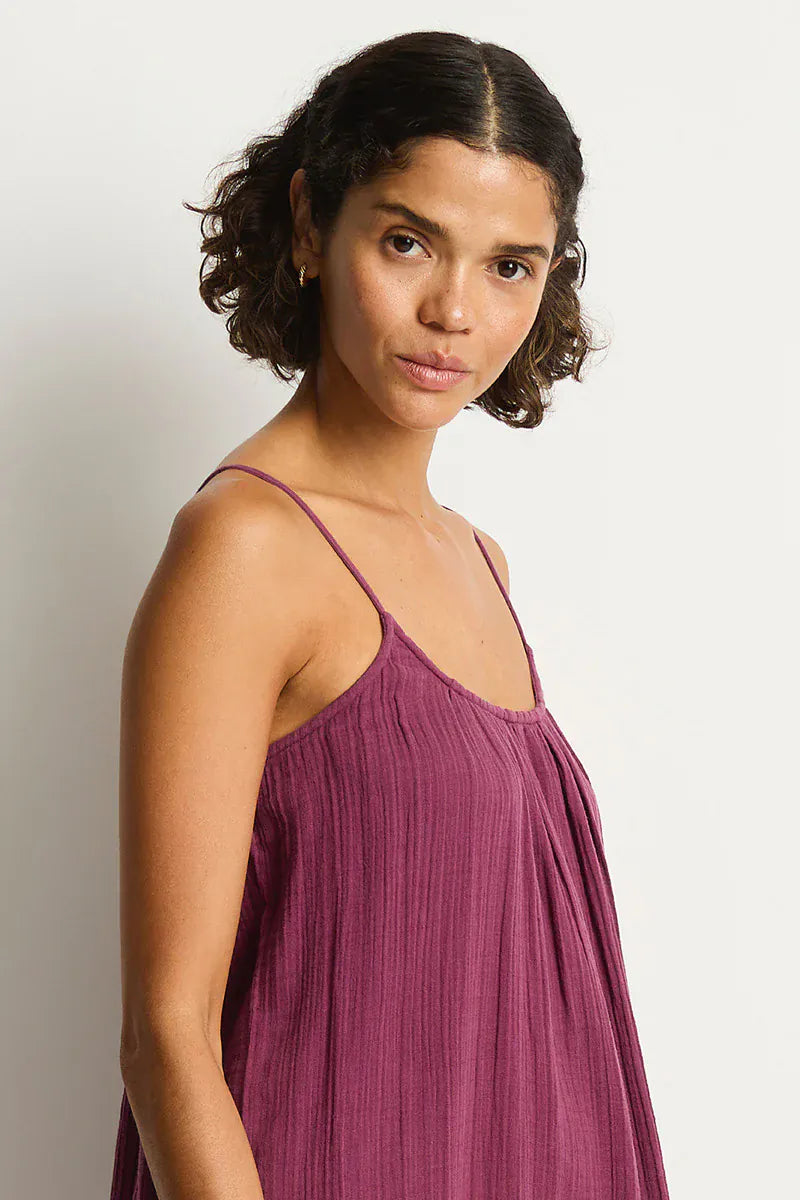 Sea Level Sea Level Sunset Tie Back Sundress - Merlot Sea Level Sunset Tie Back Sundress - Merlot Splash Swimwear Dress