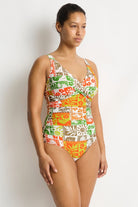 Sea Level Sea Level Tavana Cross Front Multifit One Piece - Palm Sea Level Tavana Cross Front Multifit One Piece - Palm Splash Swimwear One Piece Swimwear
