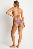 Sea Level Sea Level Tessera Chain Link Bikini Pant - Blue Sea Level Tessera Chain Link Bikini Pant - Blue Splash Swimwear