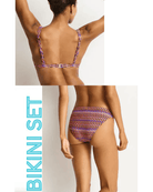 Sea Level Sea Level Tessera Chain Link Longline Tri Top & Sporty Mid Pant Sea Level Tessera Chain Link Longline Tri Top & Sporty Mid Pant Splash Swimwear Bikini Set AU16/US12 / Blue