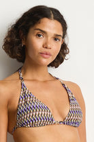 Sea Level Sea Level Tessera Tri Top - Cocoa Sea Level Tessera Tri Top - Cocoa Splash Swimwear Bikini Tops