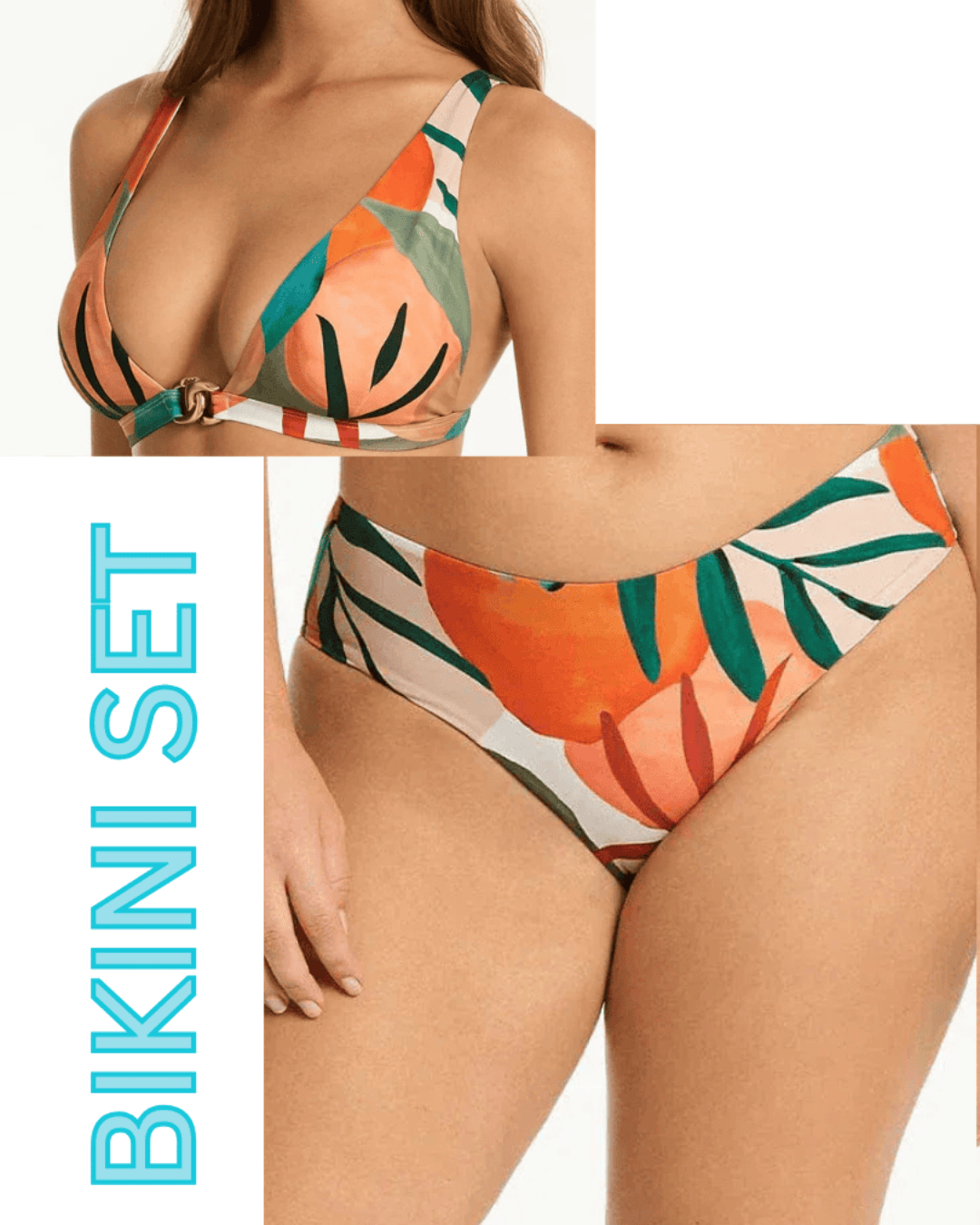 Sea Level Sea Level Tropaluxe Chain Link Longline Tri Top & Mid Bikini Pant Bikini Set - Khaki Sea Level Tropaluxe Chain Link Longline Tri Top & Mid Bikini Splash Swimwear Bikini Set AU12/US8 1000029219