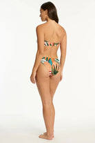 Sea Level Sea Level Tropaluxe Twist Bandeau - Khaki Sea Level Tropaluxe Twist Bandeau - Khaki Splash Swimwear Bikini Tops