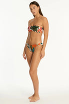 Sea Level Sea Level Tropaluxe Twist Bandeau - Khaki Sea Level Tropaluxe Twist Bandeau - Khaki Splash Swimwear Bikini Tops