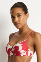 Sea Level Sea Level Veridian Balconette Bra - Ruby Sea Level Veridian Balconette Bra - Ruby Splash Swimwear