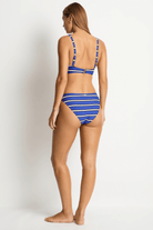 Sea Level Sea Level Voyage Cross Front Multifit Bra Top - Amalfi Blue Sea Level Voyage Cross Front Multifit Bra Top - Amalfi Blue Splash Swimwear