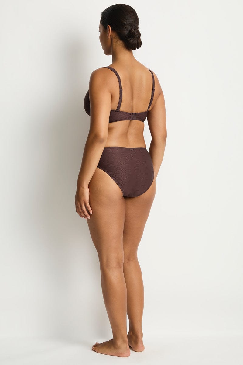 Sea Level Sea Level Zen Cross Front Multifit Bra Top - Cocoa Sea Level Zen Cross Front Multifit Bra Top Cocoa Splash Swimwear Bikini Tops
