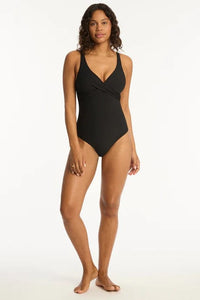 Sea Level One Pieces Spinnaker Cross Front Multifit One Piece