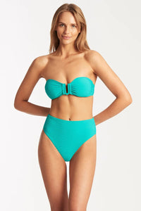 Sea Level Spinnaker U Bar Bandeau SL3436SP Splash Swimwear Bikini Tops 8 / Aqua 9347760498618