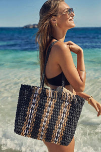 Sea Level Straw Weave Beach Bag SL8155AC Sea Level Straw Weave Beach Bag Splash Swimwear 9347760661135