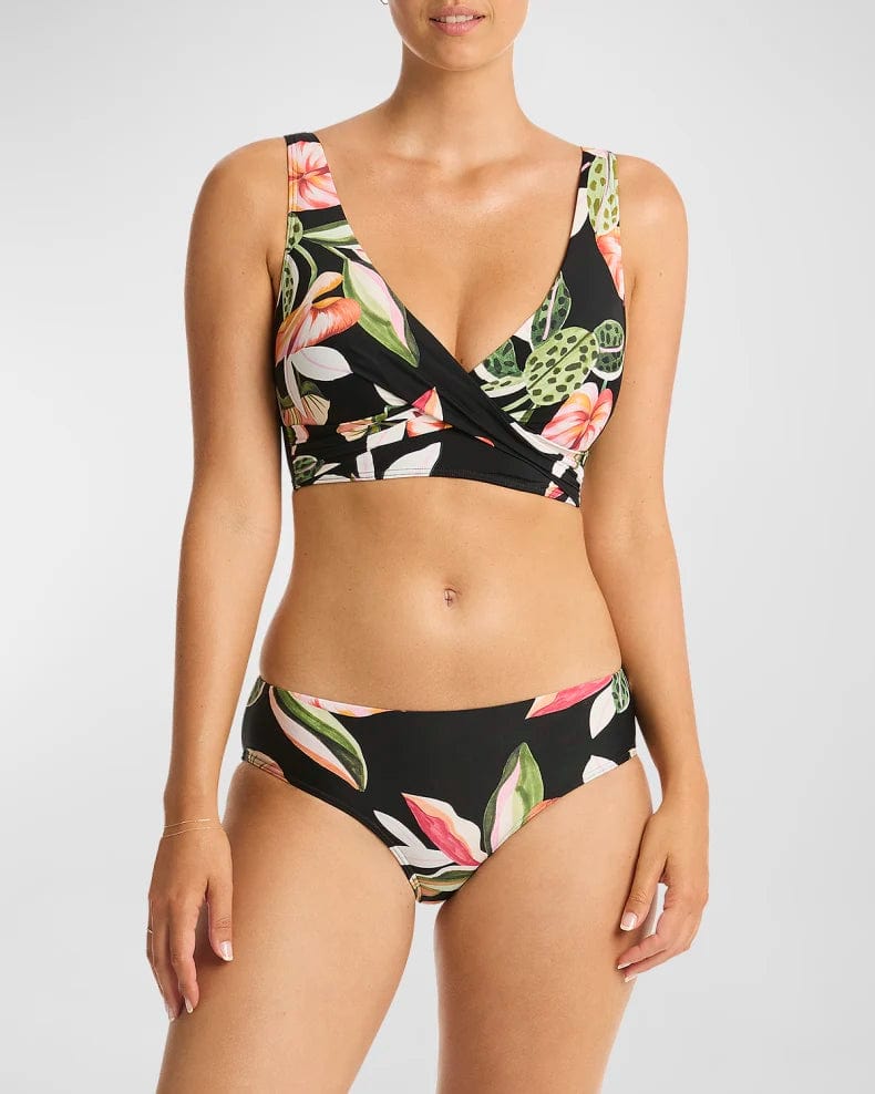Solara Cross Front Multifit Bikini Top