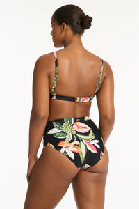 Sea Level Sundown High Waist Gathered Side Pant Miraclesuit E Cabana Chic Sanibel One Piece Splash Swimwear Bikini Bottoms