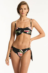 Sea Level Sundown Tie Side Regular Pant Miraclesuit E Cabana Chic Sanibel One Piece Splash Swimwear Bikini Bottoms