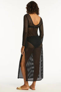 Sea Level Surf Mesh Long Dress Splash Swimwear